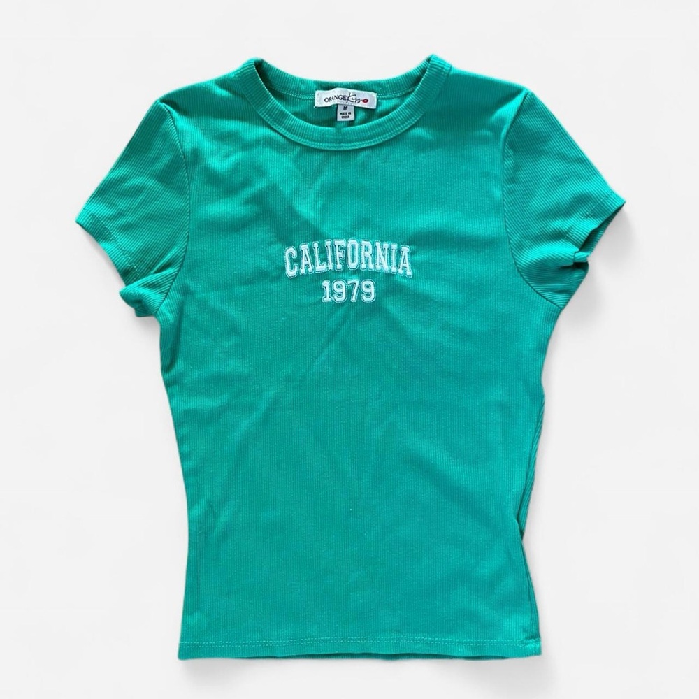 California 1979 Green Short Sleeve Tee